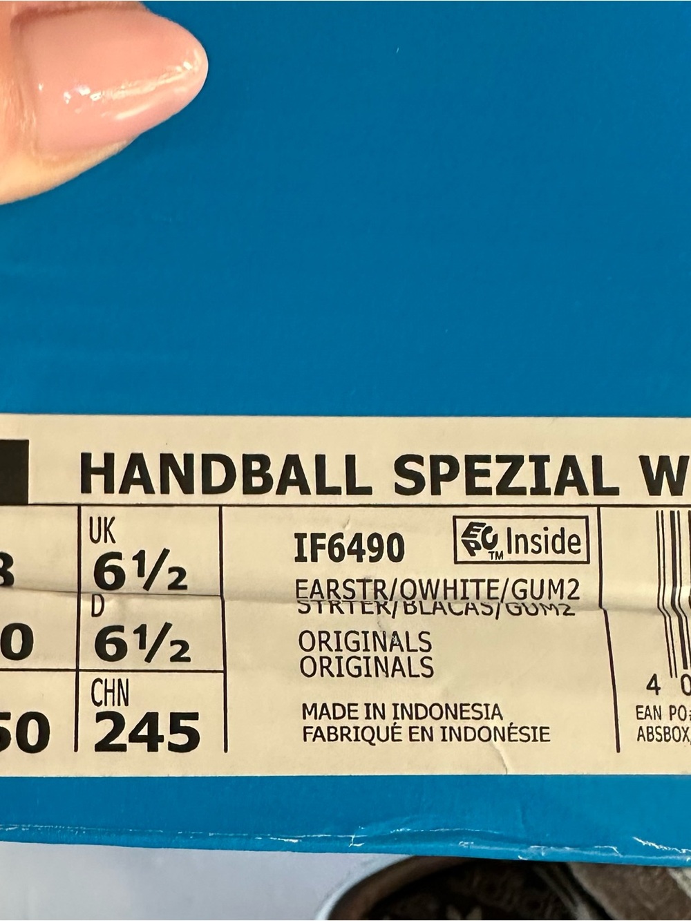 NWT- ADIDAS HANDBALL SPEZIAL SNEAKERS - Picture 9 of 10